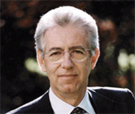 Il professore Mario Monti presidente dell'Università Bocconi di Milano